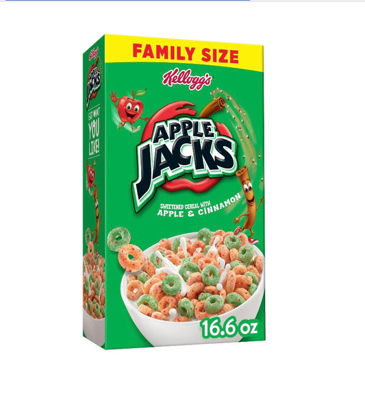 Apple Jacks, Cereal Family Size 16.06 oz